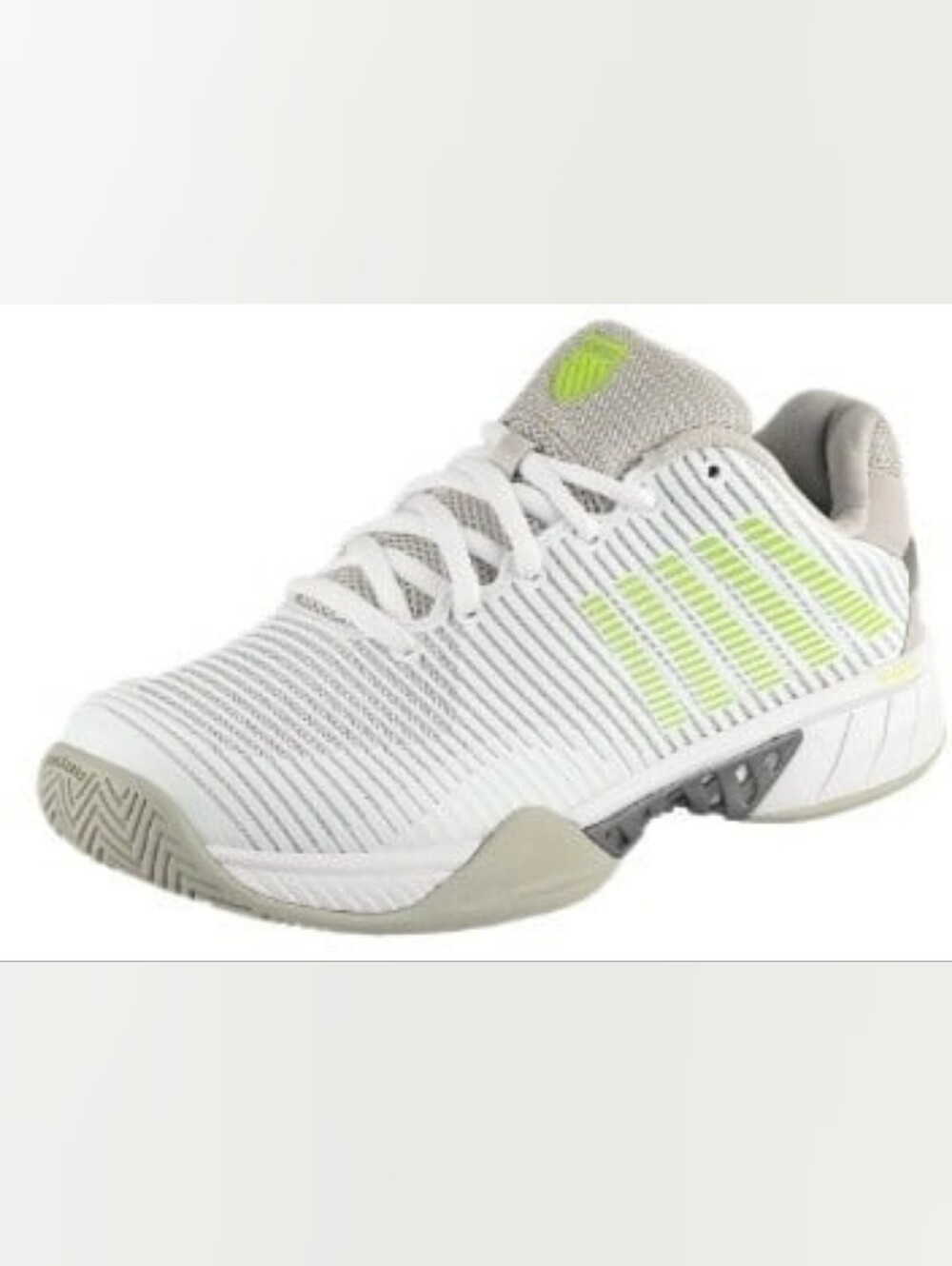 K-Swiss Hypercourt Express 2 Women’s 8 White Lime Tennis Shoes